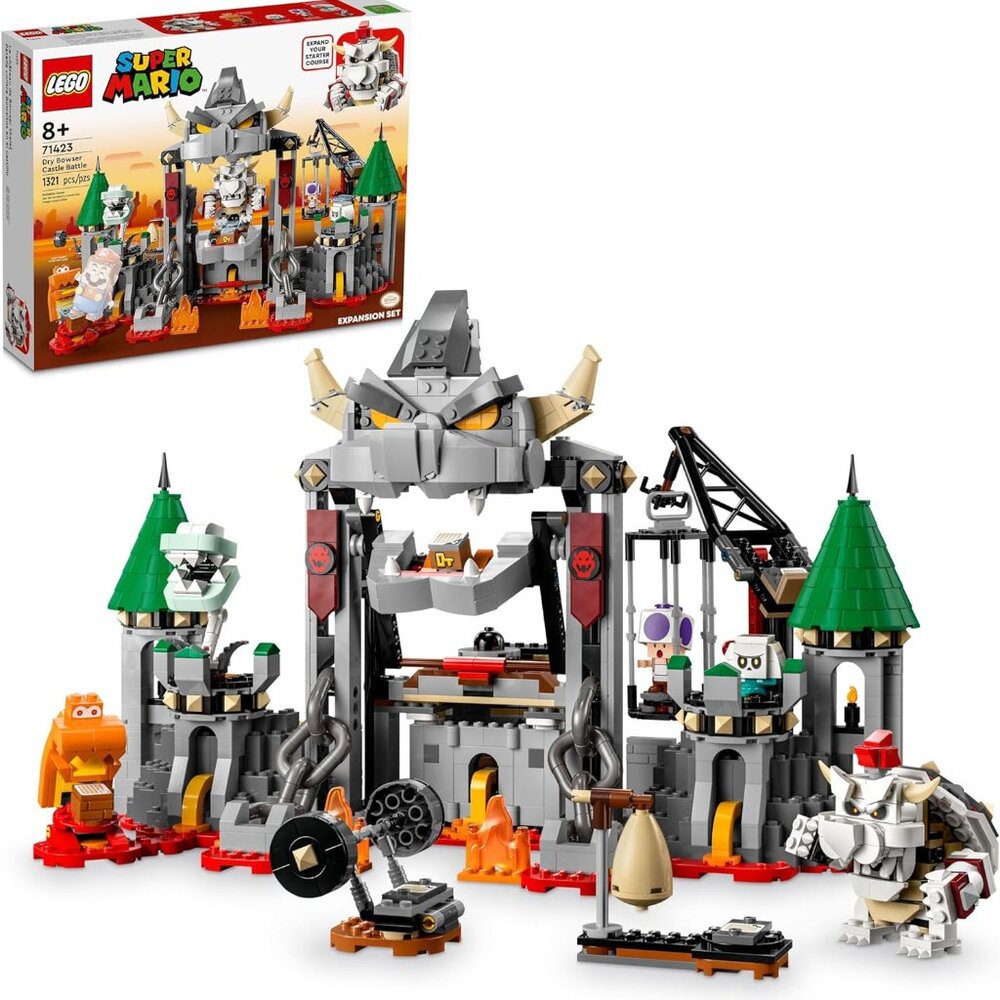 LEGO Super Mario Dry Bowser Castle Battle Expansion Set